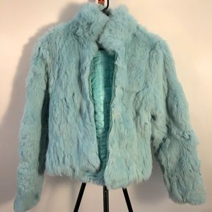 Women’s Blue Fur Coat